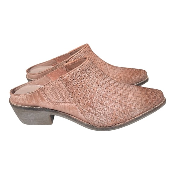 ROAN Woven Leather Mule Shoes Vita Tan Size 8.5 – NWOB - Picture 3 of 7